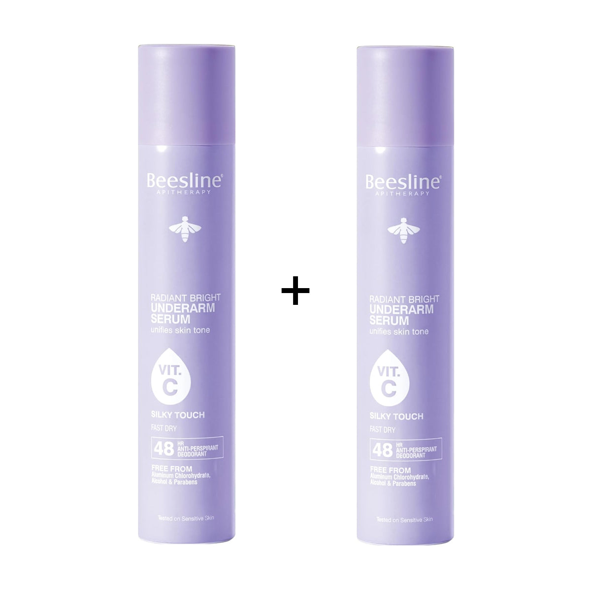 Beesline Radiant Bright Underarm Serum Silky Touch 48hr 2x150ml Offer
